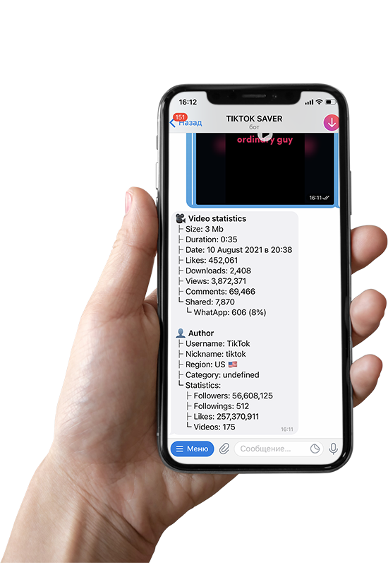 Telegram bot preview